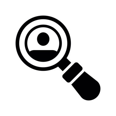 Cam kabartma simgesini büyüt, vektör biçimi