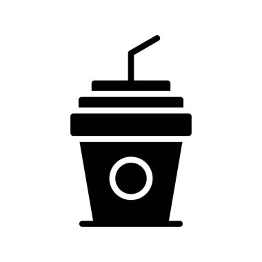 içki ikonu vektör illüstrasyonu