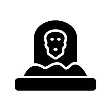 Kişisel proje için cadılar bayramı ikonu. masaüstü, vektör illüstrasyonu