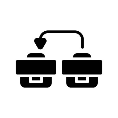 bagajın vektör simgesi