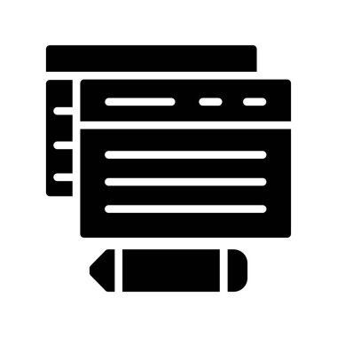 kitap simgesi, vektör illüstrasyonu