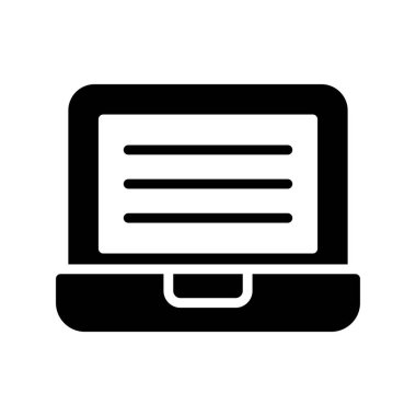 dizüstü bilgisayar vektör resimlemesi