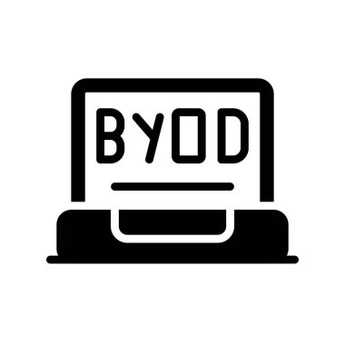 dizüstü bilgisayar vektörü ince çizgi simgesi