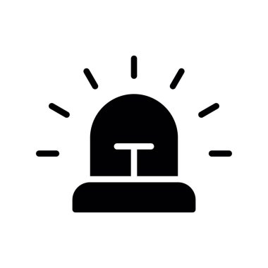 Ampul simgesi. vektör illüstrasyonu