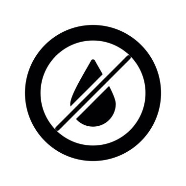 Siyah bir işaretin vektör illüstrasyonu