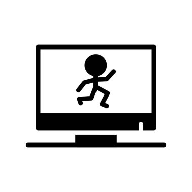 izole bilgisayar simgesi tasarımı