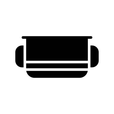 sandalye kabartması düz simge