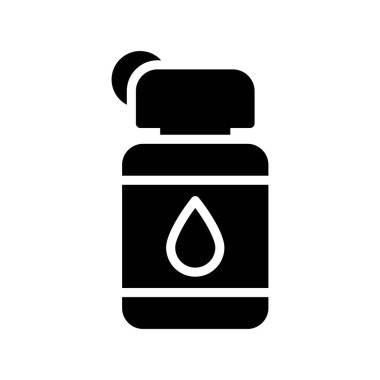 Bir şişenin vektör illüstrasyonu