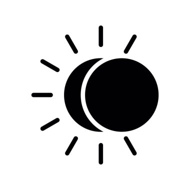 Güneş paneli simgesi, vektör illüstrasyonu