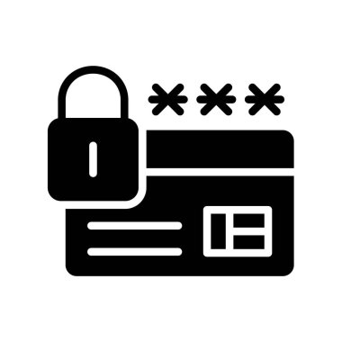 ikon vektör illüstrasyonunu kilitle