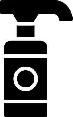 Sprey simgesi, vektör illüstrasyonu