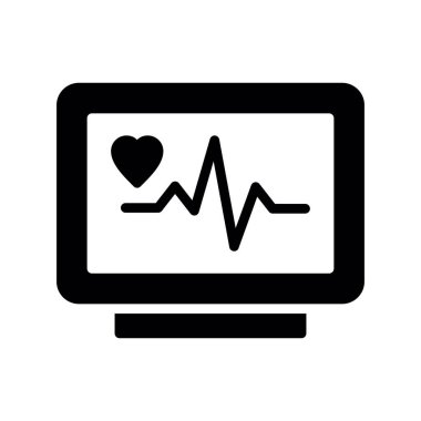 kardiyograf vektör sembol tasarımı