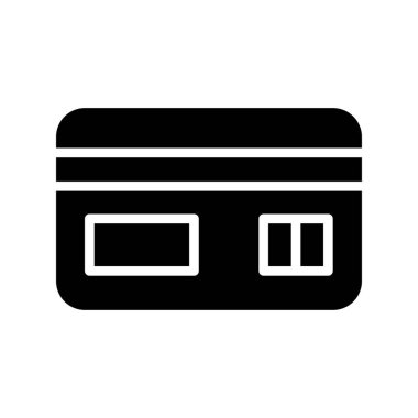 Kart vektör düz simgesi