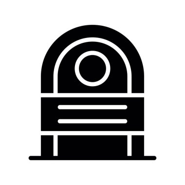 Modern otomatik simgenin vektör illüstrasyonu