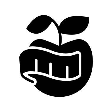 meyve vektörü ince çizgi simgesi