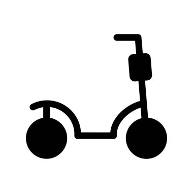 bisiklet sembolü düz simge
