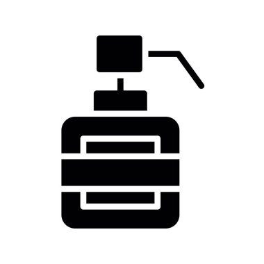 Bir gaz simgesinin vektör illüstrasyonu