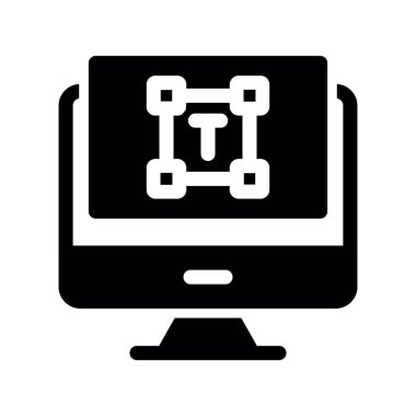 Web Geliştirme simgesi düz simgesi