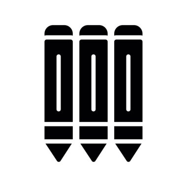 kalem simgesi vektörü beyaz arkaplanda izole edildi