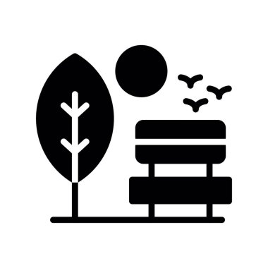 katı siyah kabartma simgesi