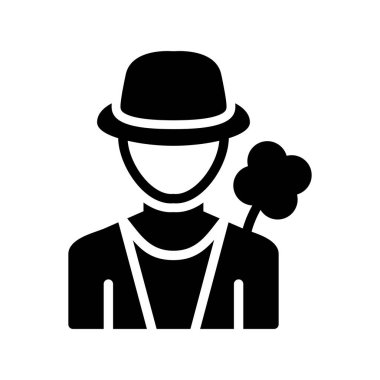 Şapkalı ve maskeli bir adam..