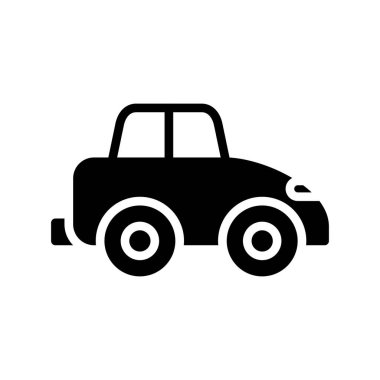 Şeffaf bir arkaplanda araba vektör çizimi. Birinci kalite semboller. Konsept ve grafik tasarımı için simgeler.