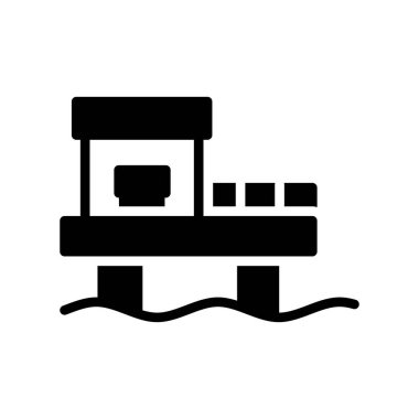 Havuzu simgesi. Anahat havuzu vektör simgesi beyaz arka plan üzerinde izole web tasarımı için