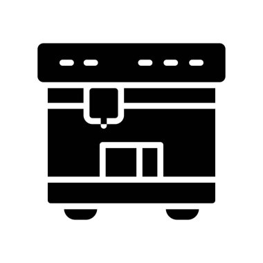 Mutfak vektörü düz simgesi