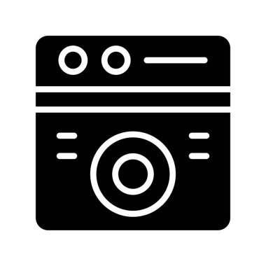 Mutfak simgesi vektör illüstrasyonu