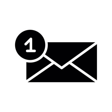 e- posta simgesi. mektup tasarımı. vektör illüstrasyonu