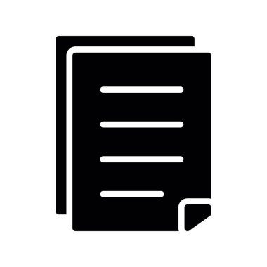 Dosya simgesi. vektör çizim