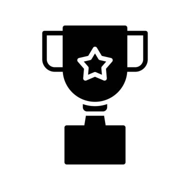 kupa simgesi, vektör çizimi