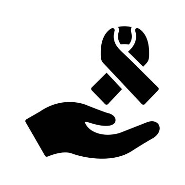 Tıbbi eldivenli eller.