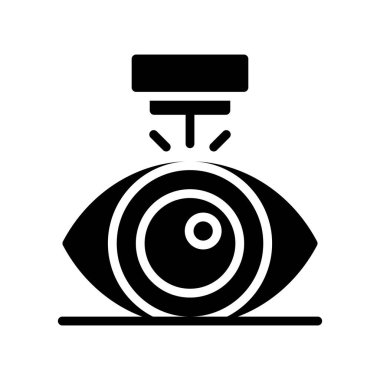 Göz kamerası simgesi, basit biçim