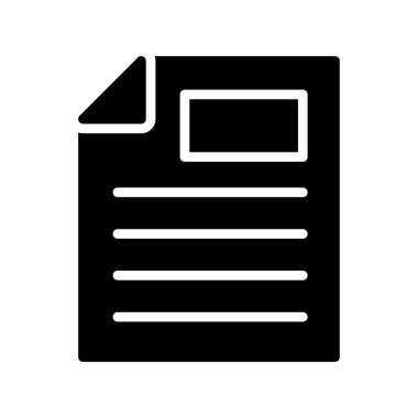 belge simgesi, düz tasarım biçimi