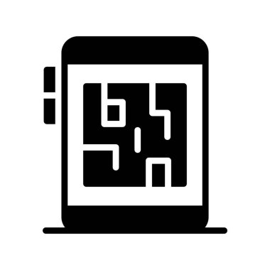 Beyaz arka plan üzerinde oyun şeffaf işareti izole oyun simge vektör