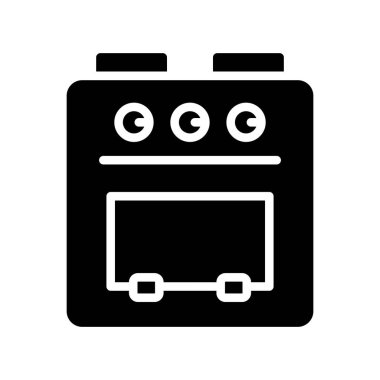 fırın ikonu vektör illüstrasyon tasarımı