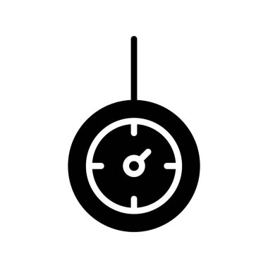 Hız göstergesi vektör simgesi düz simge