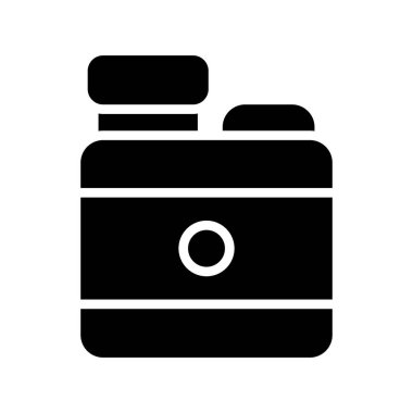 Bir kameranın vektör simgesi, düz vektör tasarımı