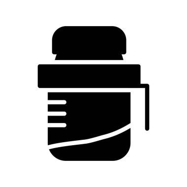 Kahve öğütücü sembolü vektör çizimi tasarımı