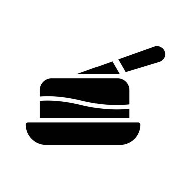 kek vektörü düz simgesi