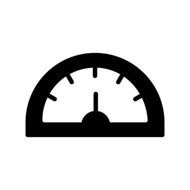 Hız göstergesi simgesi, vektör illüstrasyonu