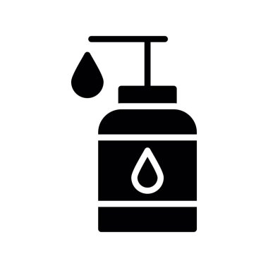 Petrol ve gaz simgesinin vektör illüstrasyonu.