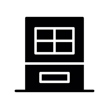 Ev simgesi vektör illüstrasyonu