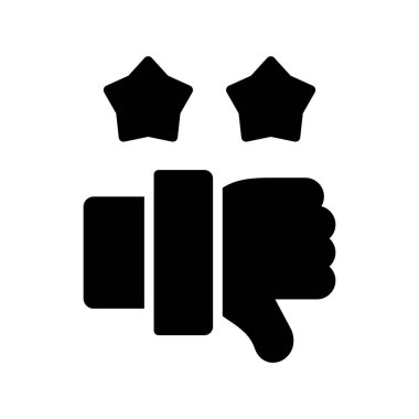 İyi bir yıldızın katı tasarımı. vektör