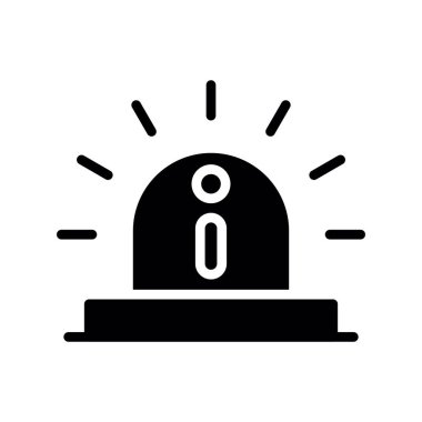 ışık vektör düz simgesi