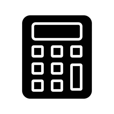 hesap makinesi simgesi vektör illüstrasyon tasarımı