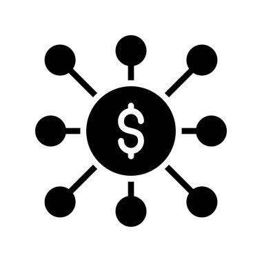 düz vektör simge para