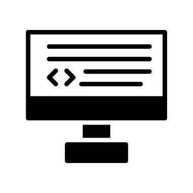 Web simgesi vektör illüstrasyonu