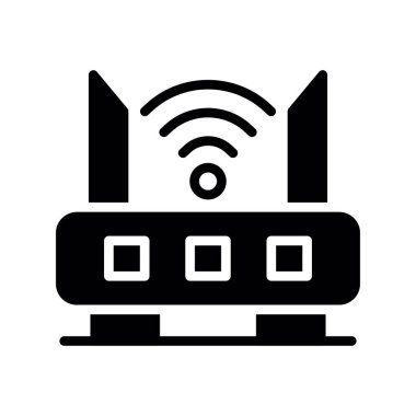 wifi vektör ince çizgi simgesi